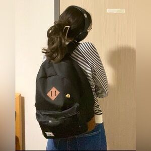 Herschel Supply Company Black and Brown Backpack